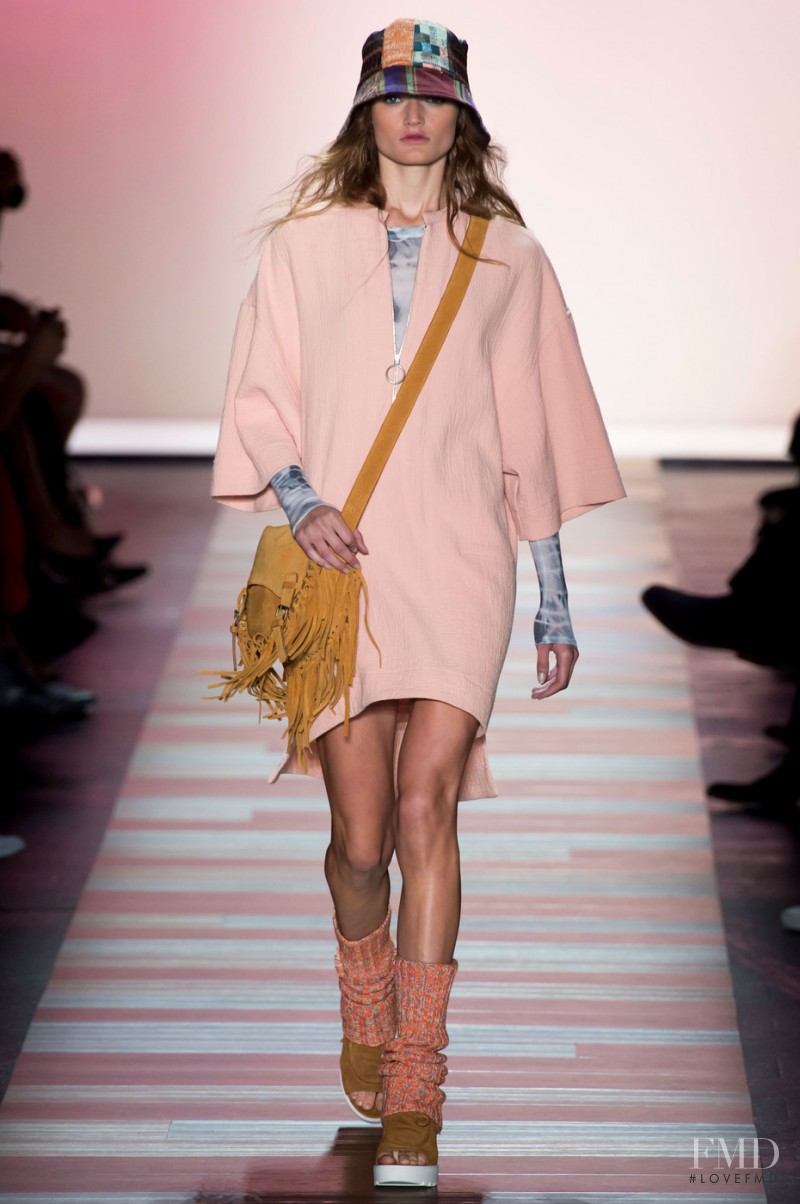 Olivia Jansing featured in  the BCBG By Max Azria fashion show for Spring/Summer 2016