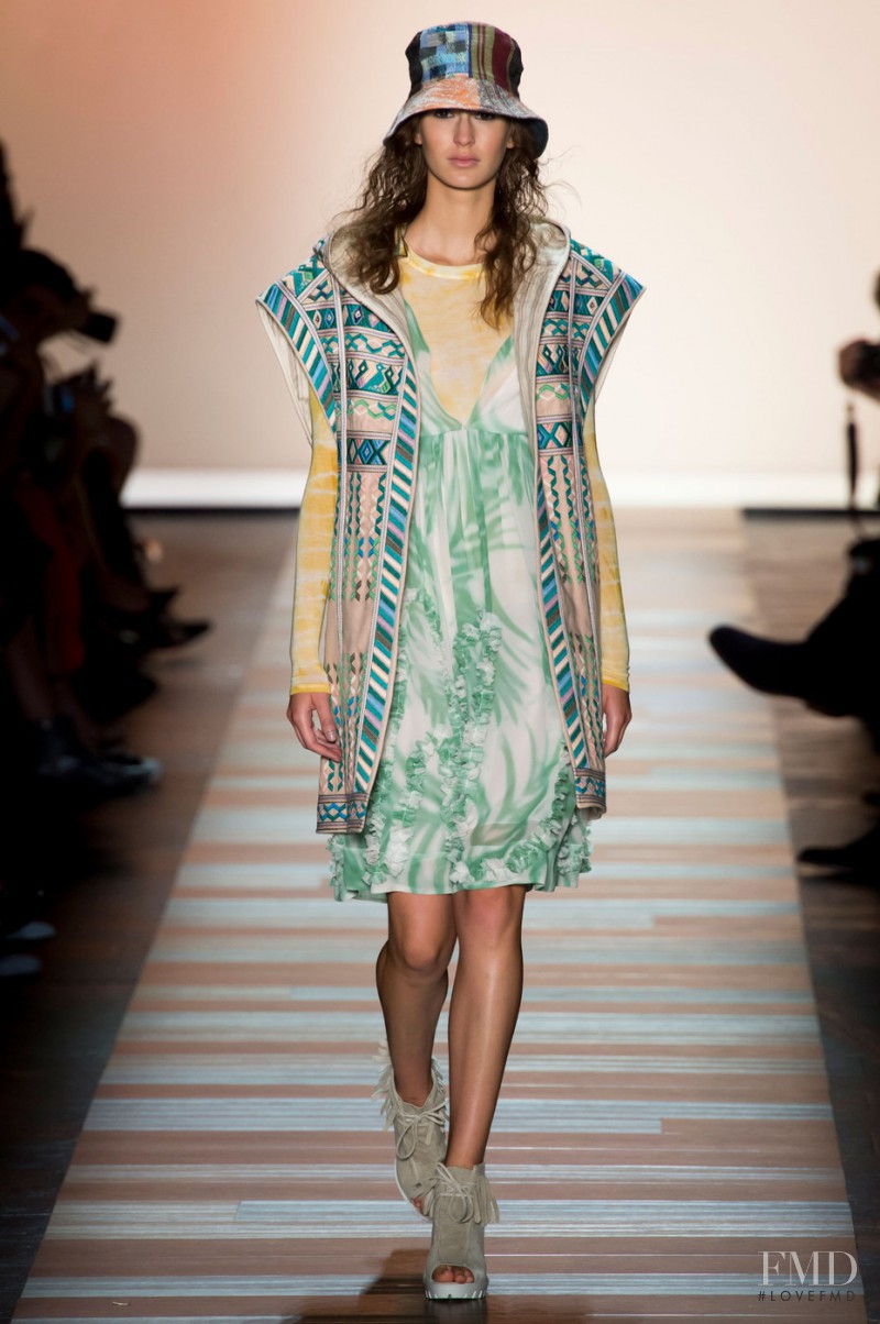 Jeanne Cadieu featured in  the BCBG By Max Azria fashion show for Spring/Summer 2016