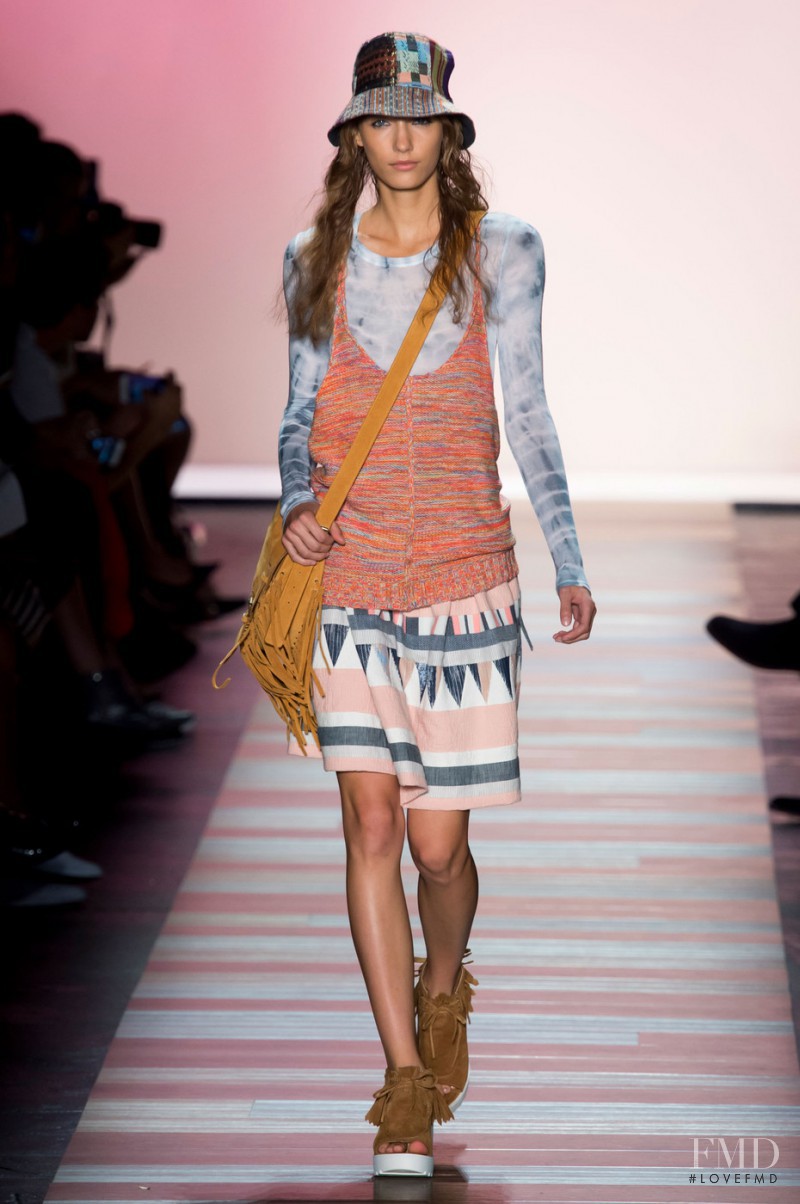 Vera Vavrova featured in  the BCBG By Max Azria fashion show for Spring/Summer 2016