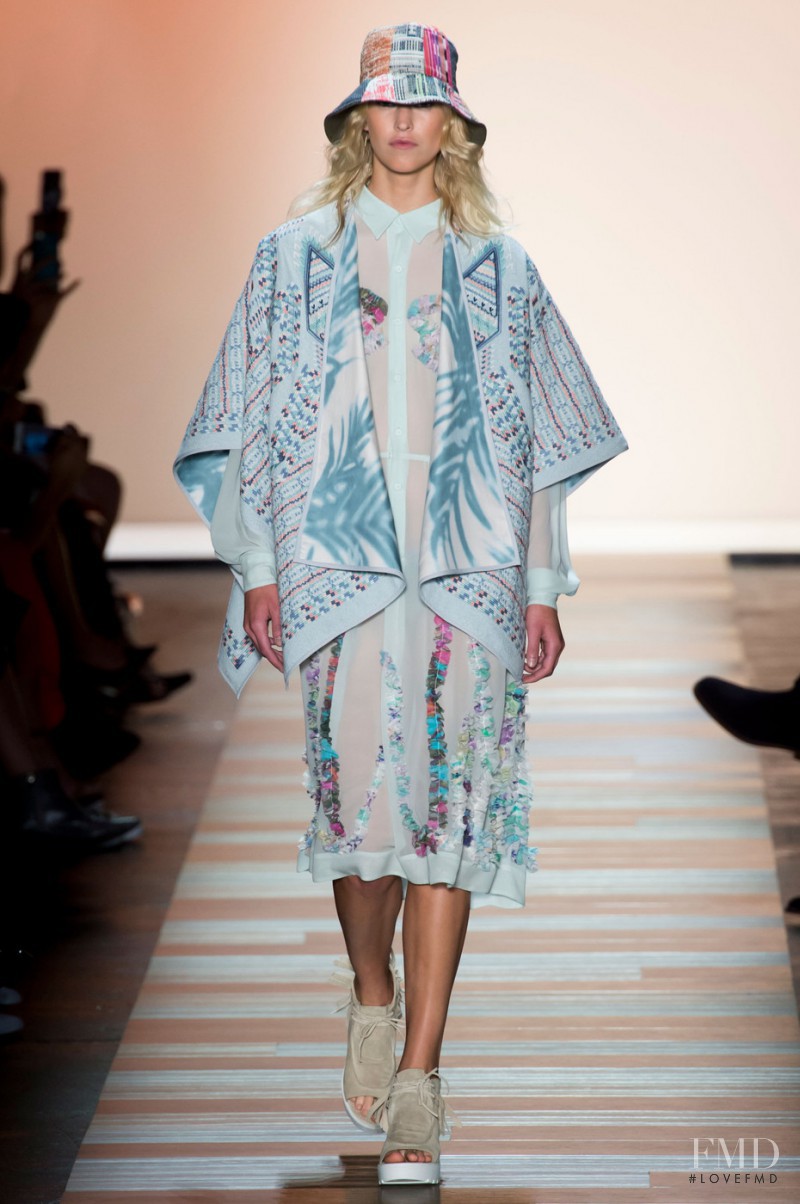 Eva Berzina featured in  the BCBG By Max Azria fashion show for Spring/Summer 2016