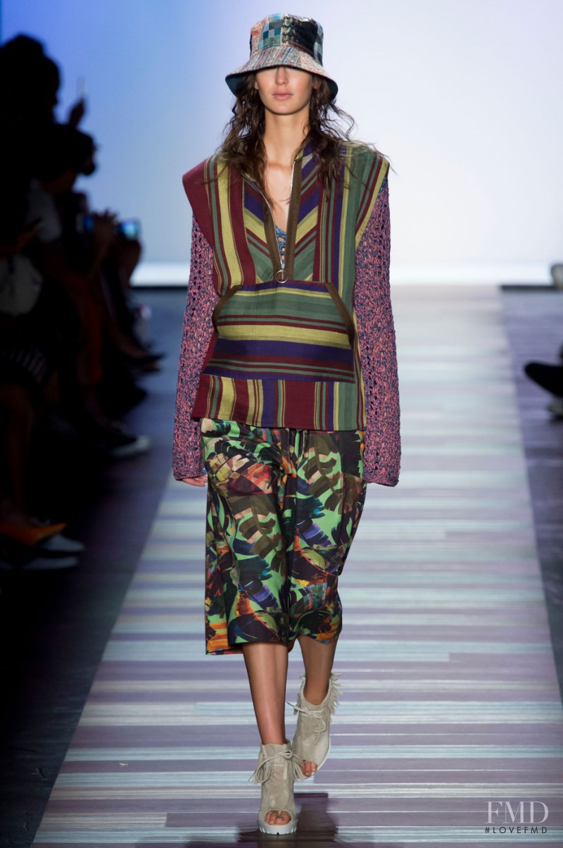 Jeanne Cadieu featured in  the BCBG By Max Azria fashion show for Spring/Summer 2016