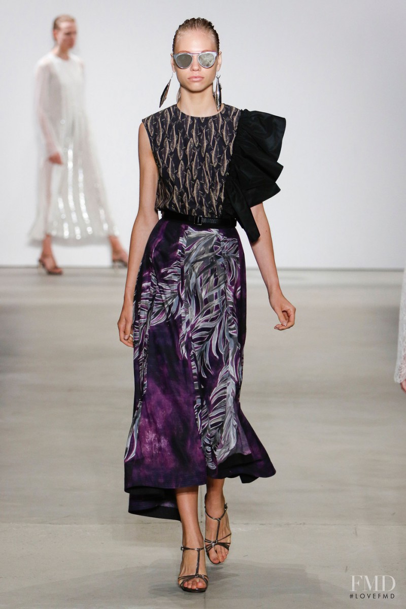 Laura Schellenberg featured in  the Tome fashion show for Spring/Summer 2016