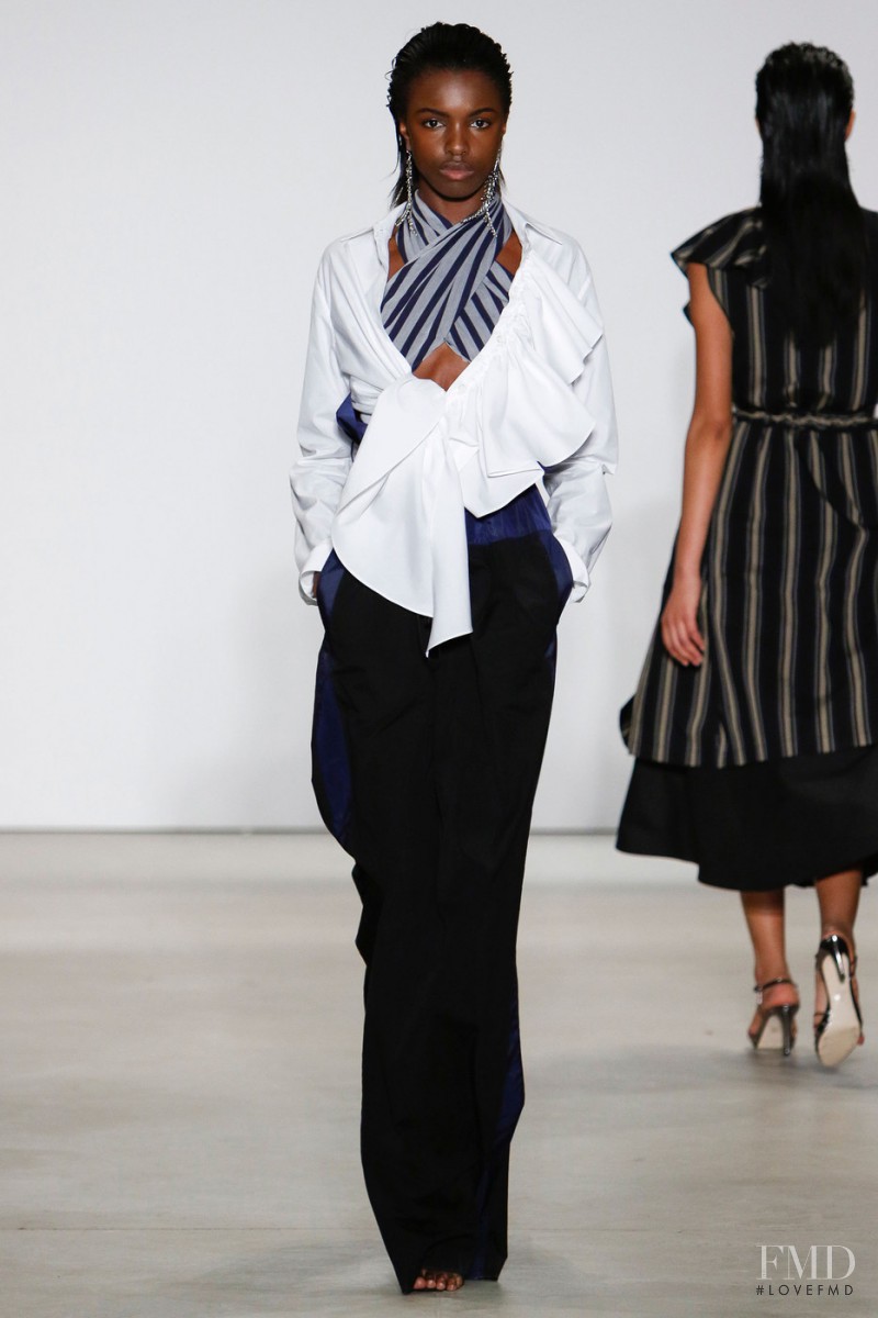 Leomie Anderson featured in  the Tome fashion show for Spring/Summer 2016