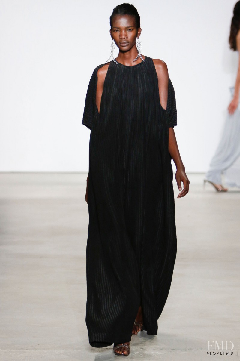 Aamito Stacie Lagum featured in  the Tome fashion show for Spring/Summer 2016