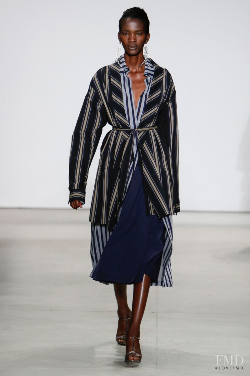 Aamito Stacie Lagum featured in  the Tome fashion show for Spring/Summer 2016