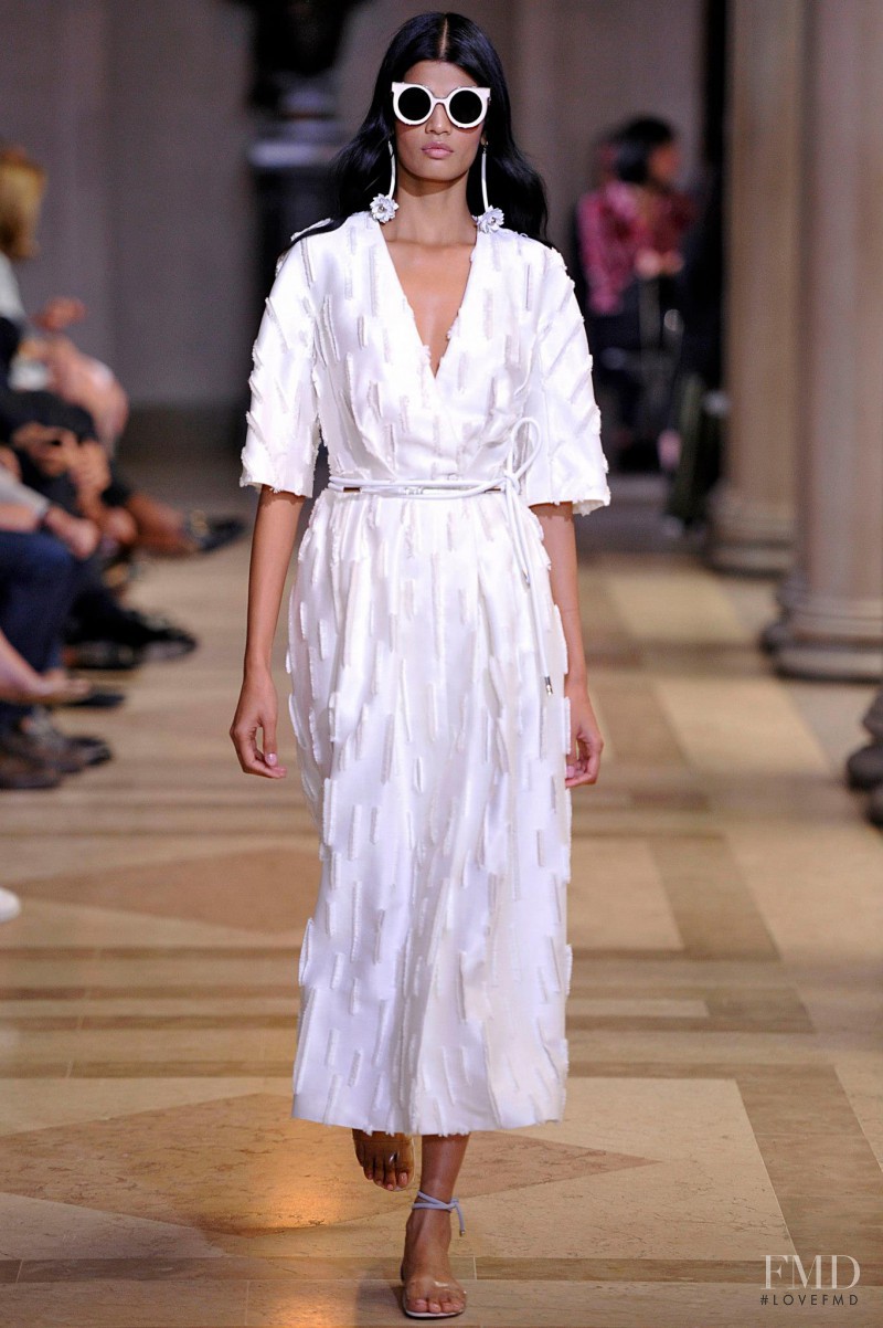 Bhumika Arora featured in  the Carolina Herrera fashion show for Spring/Summer 2016