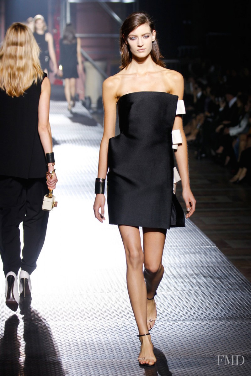 Marikka Juhler featured in  the Lanvin fashion show for Spring/Summer 2013
