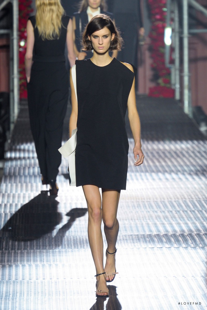 Marte Mei van Haaster featured in  the Lanvin fashion show for Spring/Summer 2013