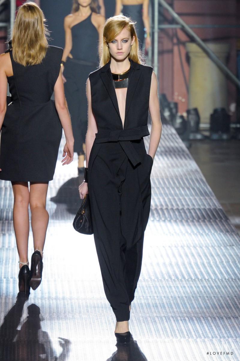 Lauren Bigelow featured in  the Lanvin fashion show for Spring/Summer 2013