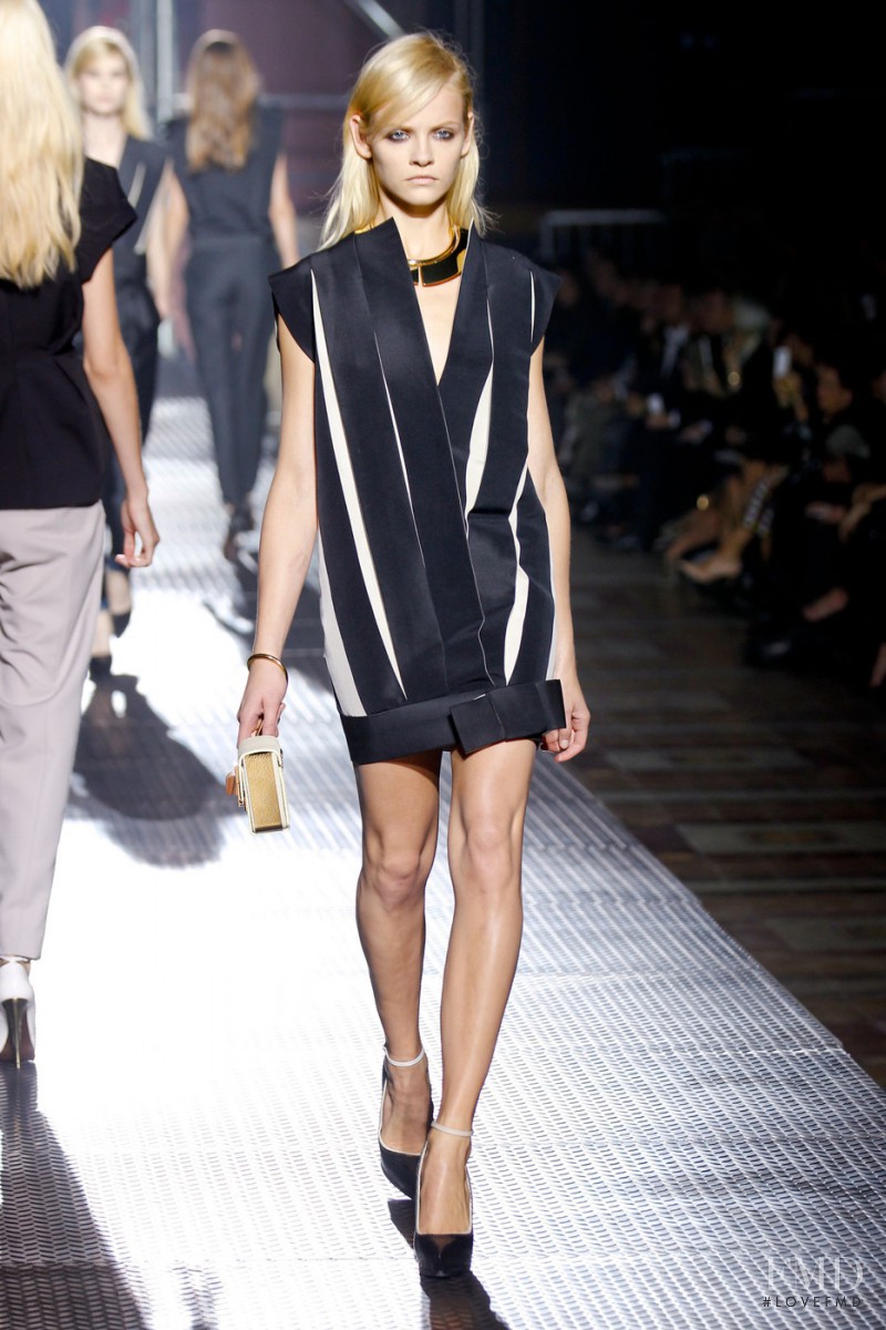 Ginta Lapina featured in  the Lanvin fashion show for Spring/Summer 2013