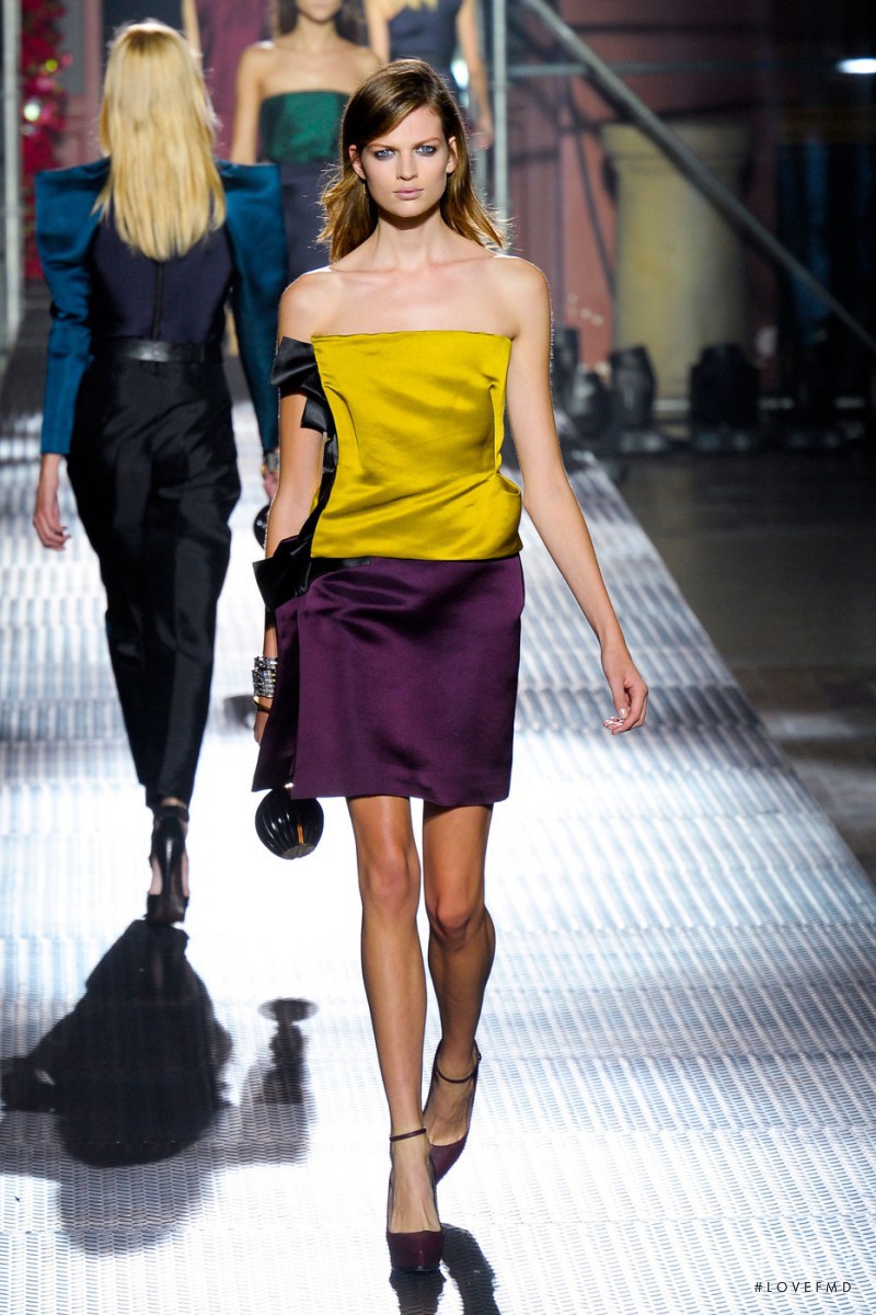 Bette Franke featured in  the Lanvin fashion show for Spring/Summer 2013