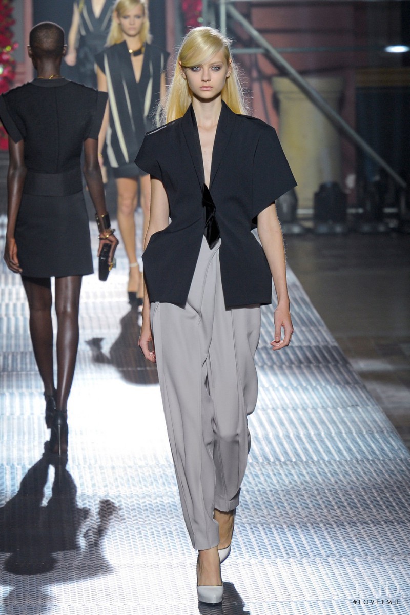 Nastya Kusakina featured in  the Lanvin fashion show for Spring/Summer 2013