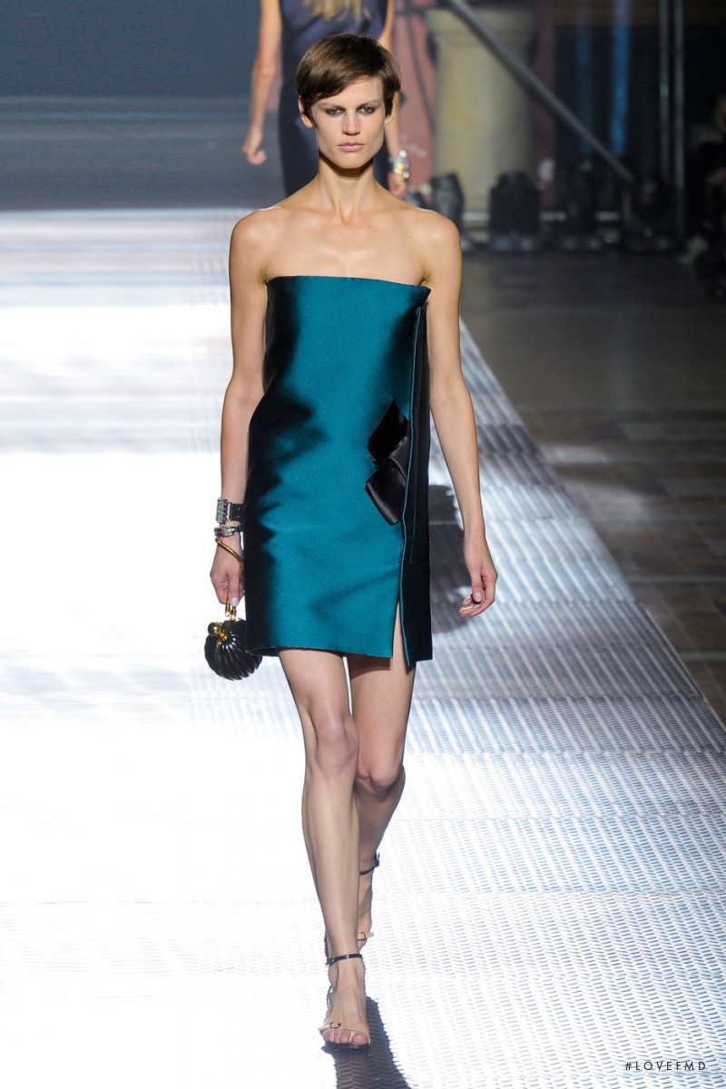 Saskia de Brauw featured in  the Lanvin fashion show for Spring/Summer 2013