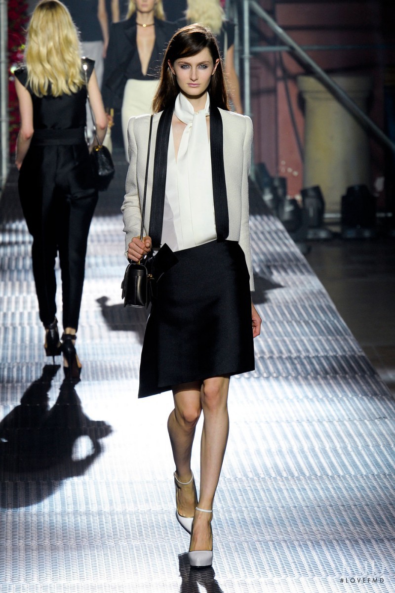 Mackenzie Drazan featured in  the Lanvin fashion show for Spring/Summer 2013