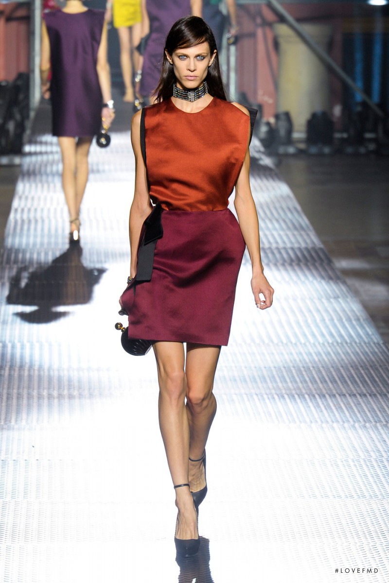 Aymeline Valade featured in  the Lanvin fashion show for Spring/Summer 2013