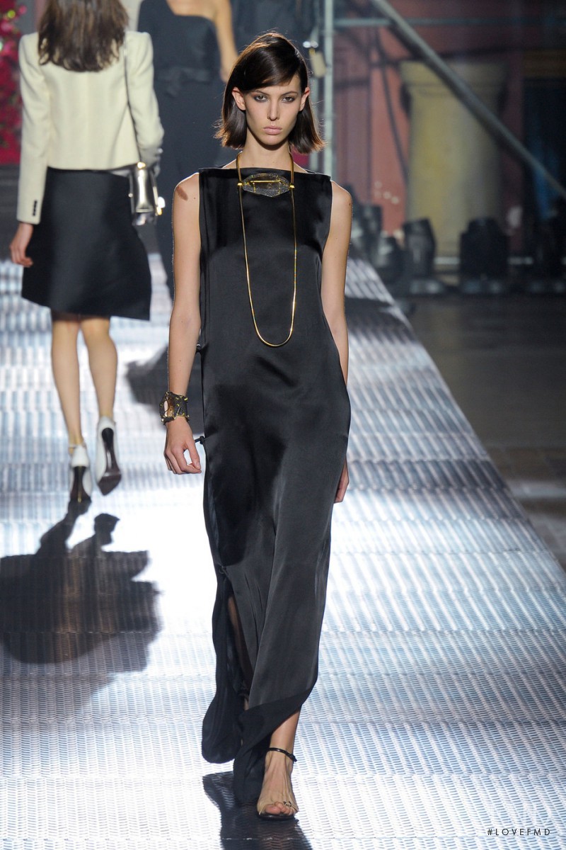 Ruby Aldridge featured in  the Lanvin fashion show for Spring/Summer 2013