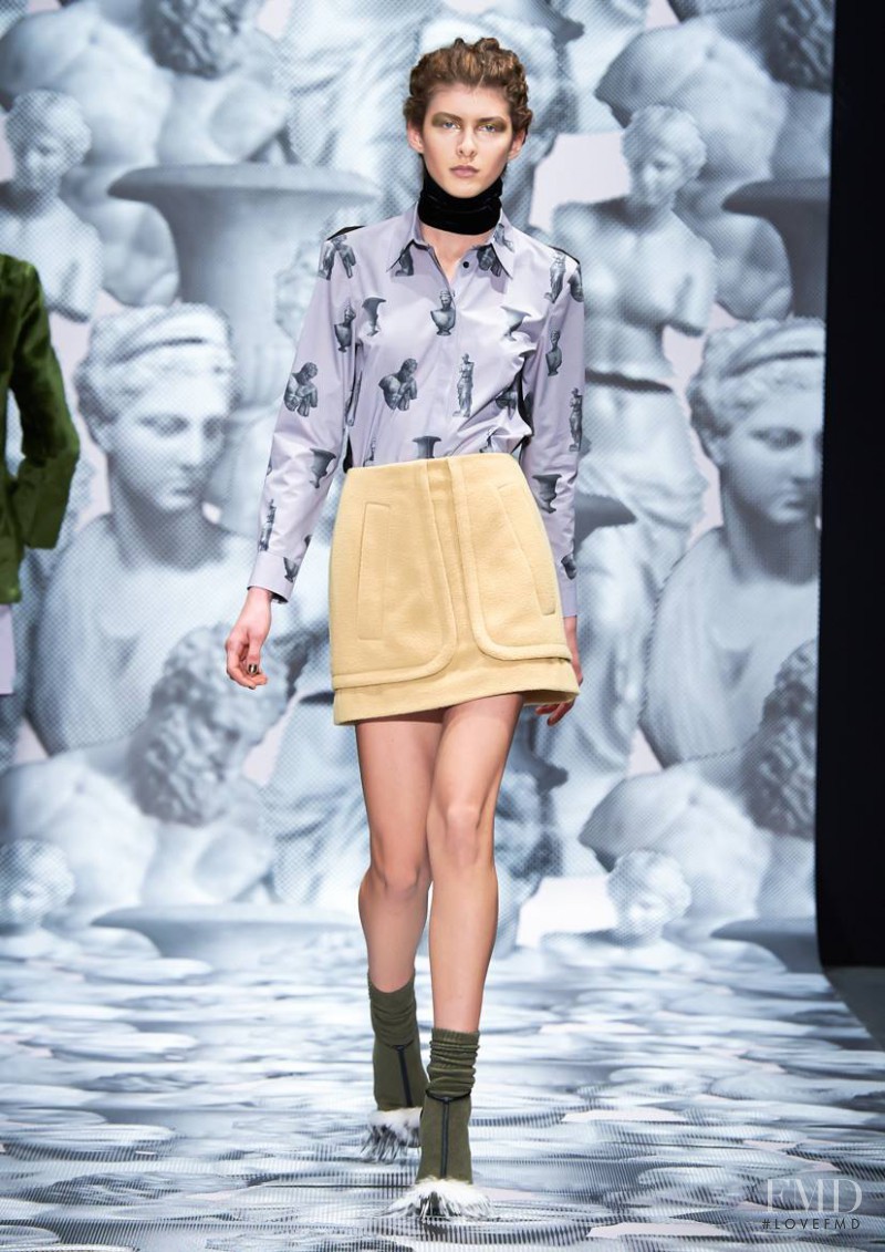 Kristina Andrejevic featured in  the Antipodium fashion show for Autumn/Winter 2014
