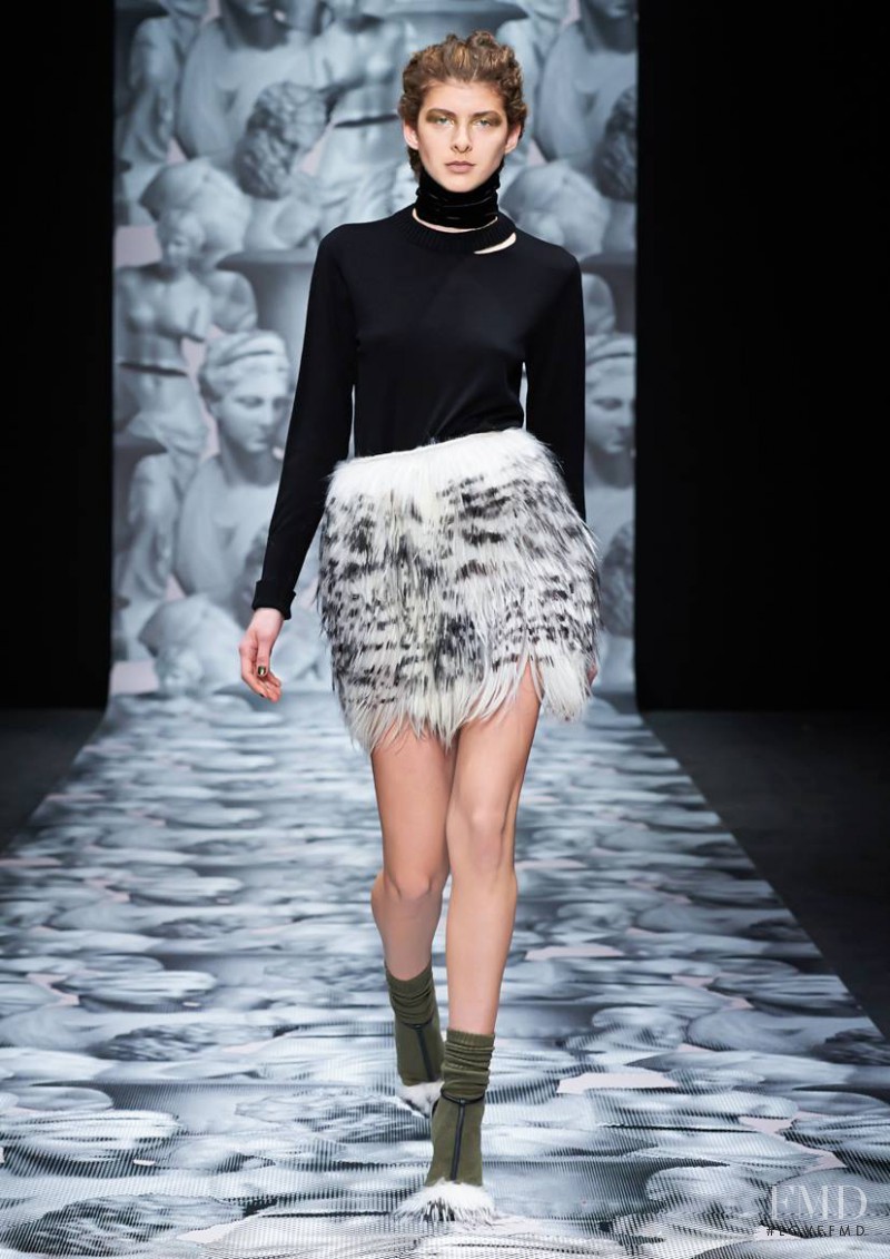 Kristina Andrejevic featured in  the Antipodium fashion show for Autumn/Winter 2014