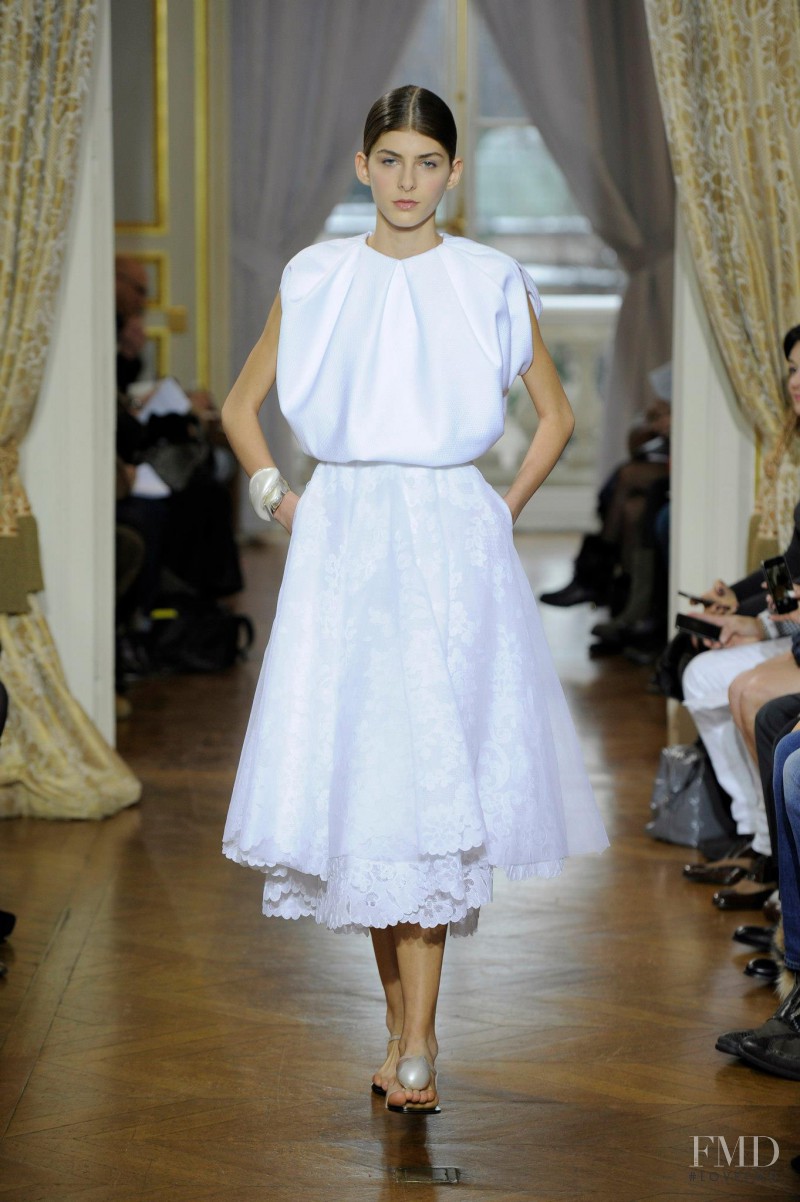 Kristina Andrejevic featured in  the Christophe Josse fashion show for Spring/Summer 2013