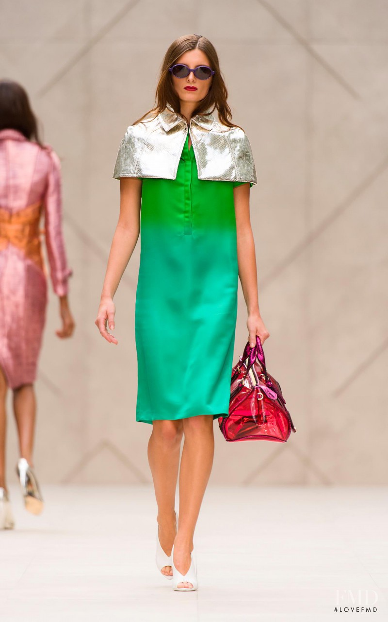 Ava Smith featured in  the Burberry Prorsum fashion show for Spring/Summer 2013