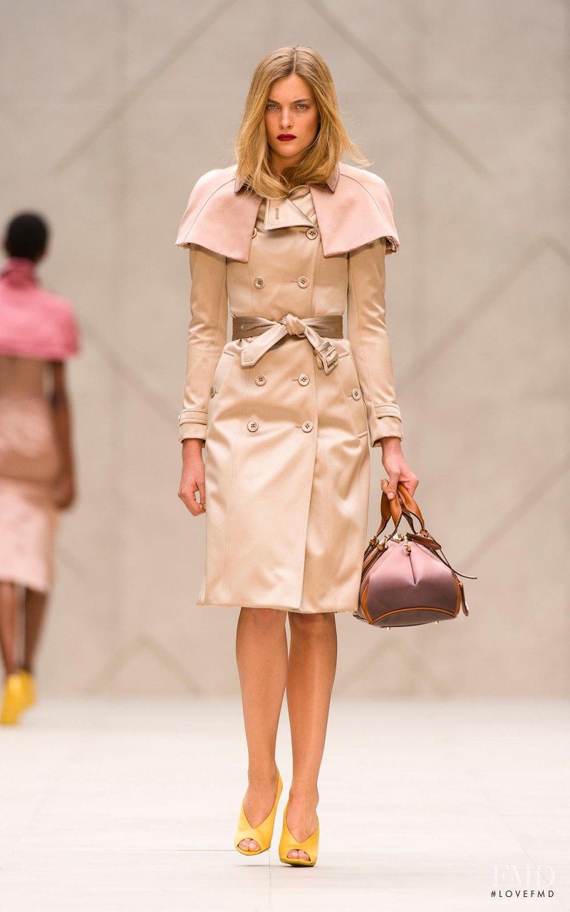 Ophelie Rupp featured in  the Burberry Prorsum fashion show for Spring/Summer 2013