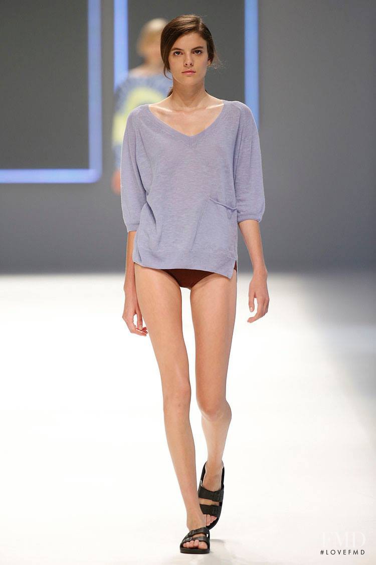 Carmen Ceclan featured in  the Lebor Gabala fashion show for Spring/Summer 2016