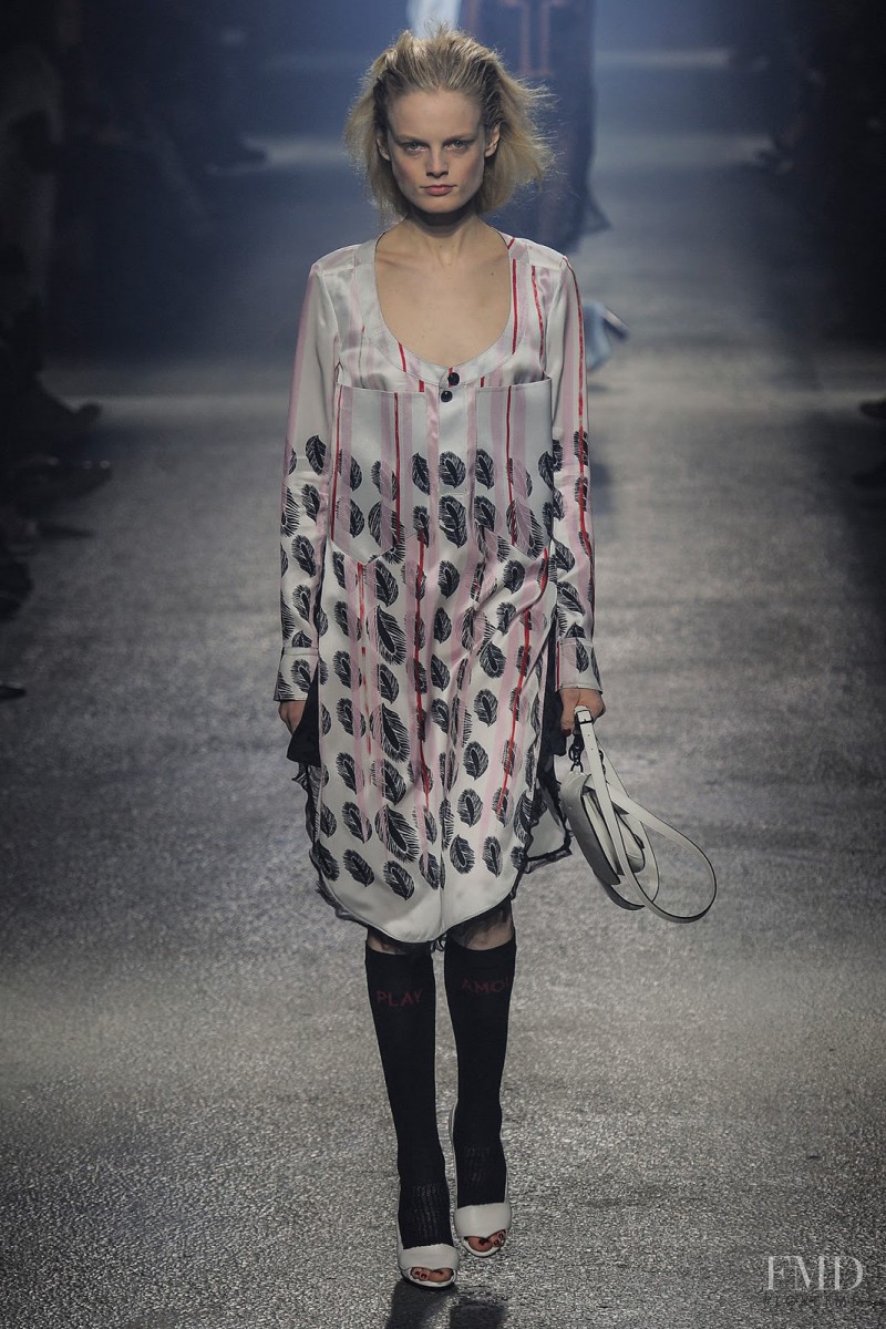 Hanne Gaby Odiele featured in  the Sonia Rykiel fashion show for Autumn/Winter 2013