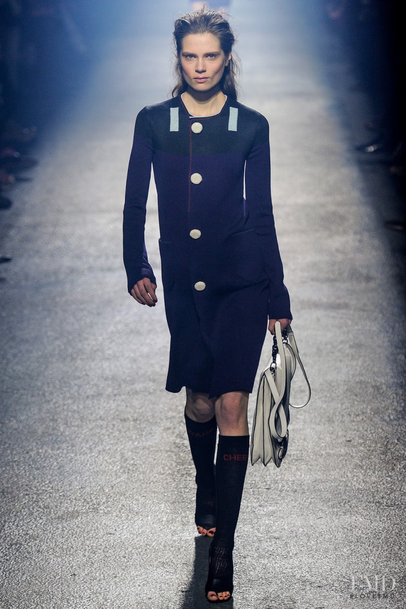 Caroline Brasch Nielsen featured in  the Sonia Rykiel fashion show for Autumn/Winter 2013