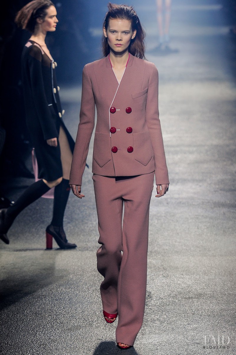 Irina Kravchenko featured in  the Sonia Rykiel fashion show for Autumn/Winter 2013