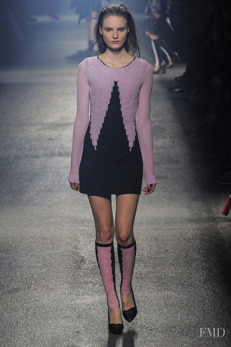 Tilda Lindstam featured in  the Sonia Rykiel fashion show for Autumn/Winter 2013