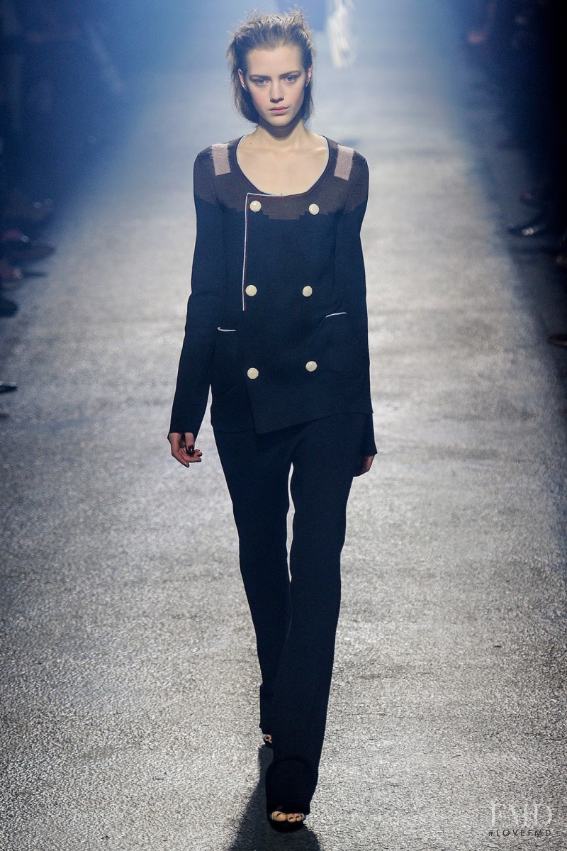 Esther Heesch featured in  the Sonia Rykiel fashion show for Autumn/Winter 2013