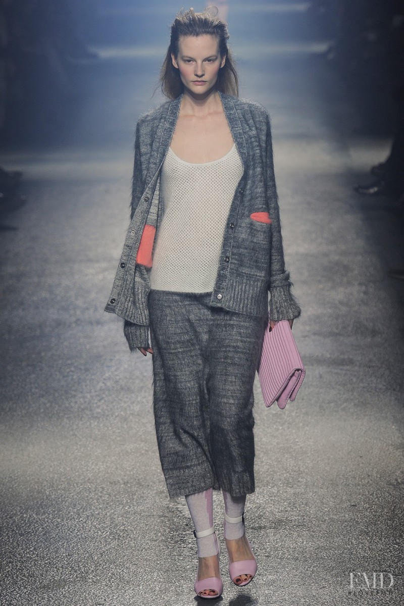 Sara Blomqvist featured in  the Sonia Rykiel fashion show for Autumn/Winter 2013