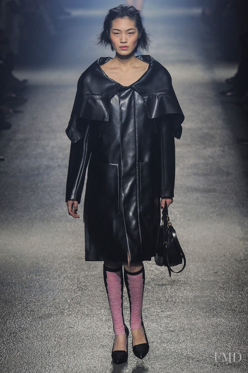 Chiharu Okunugi featured in  the Sonia Rykiel fashion show for Autumn/Winter 2013