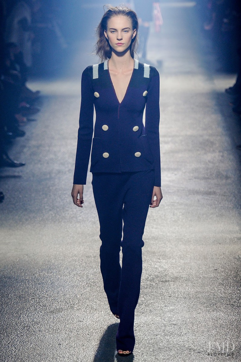 Nicole Pollard featured in  the Sonia Rykiel fashion show for Autumn/Winter 2013