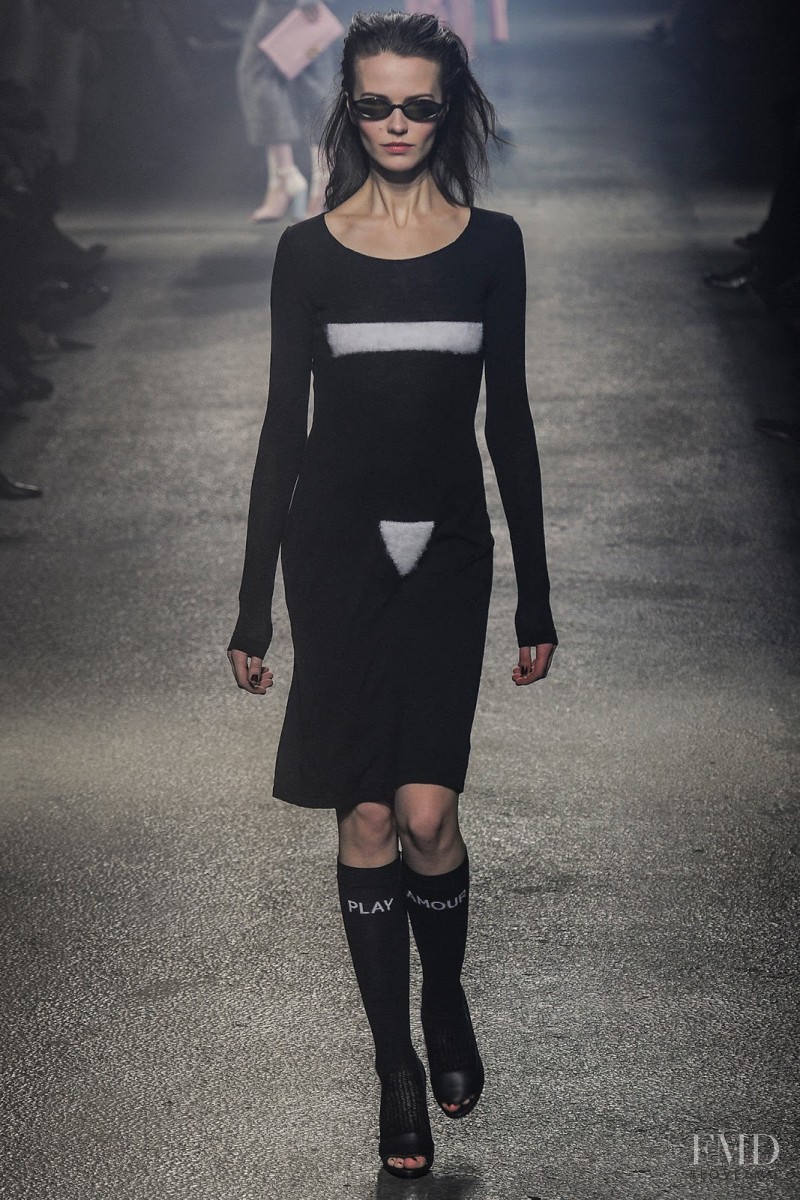 Marta Dyks featured in  the Sonia Rykiel fashion show for Autumn/Winter 2013