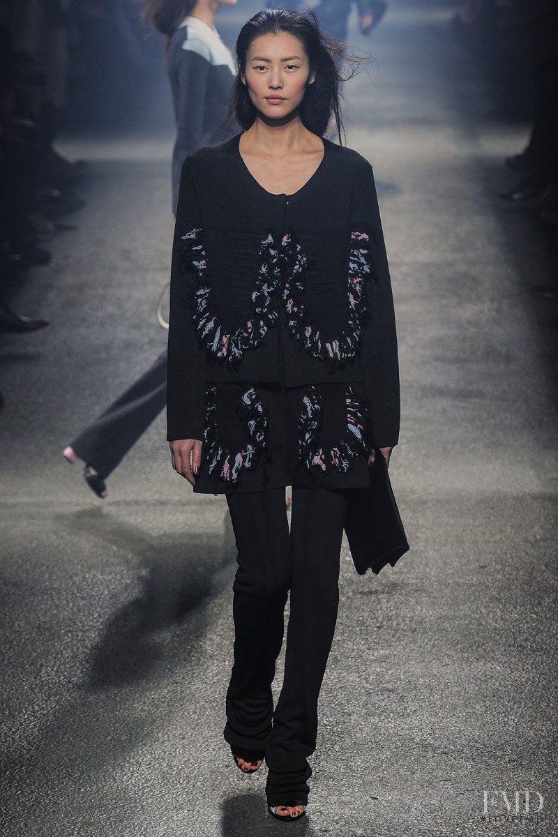 Liu Wen featured in  the Sonia Rykiel fashion show for Autumn/Winter 2013