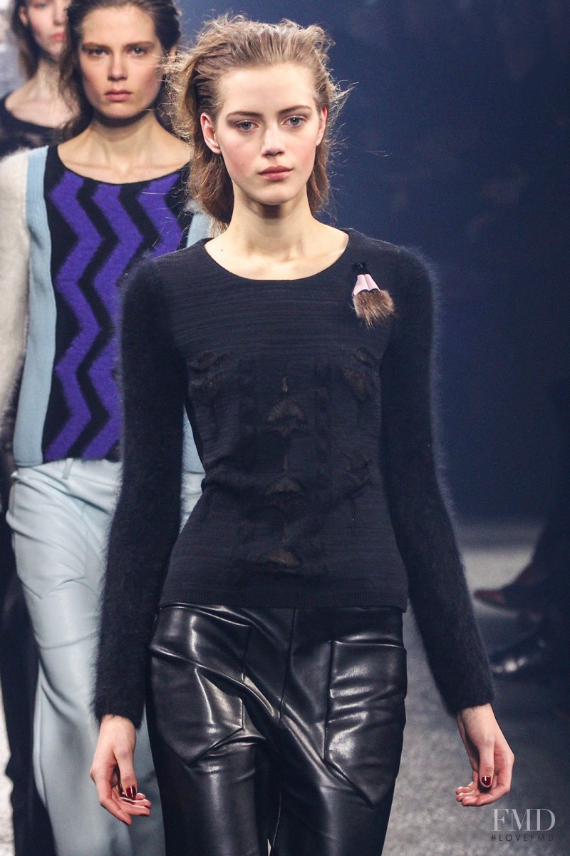 Esther Heesch featured in  the Sonia Rykiel fashion show for Autumn/Winter 2013