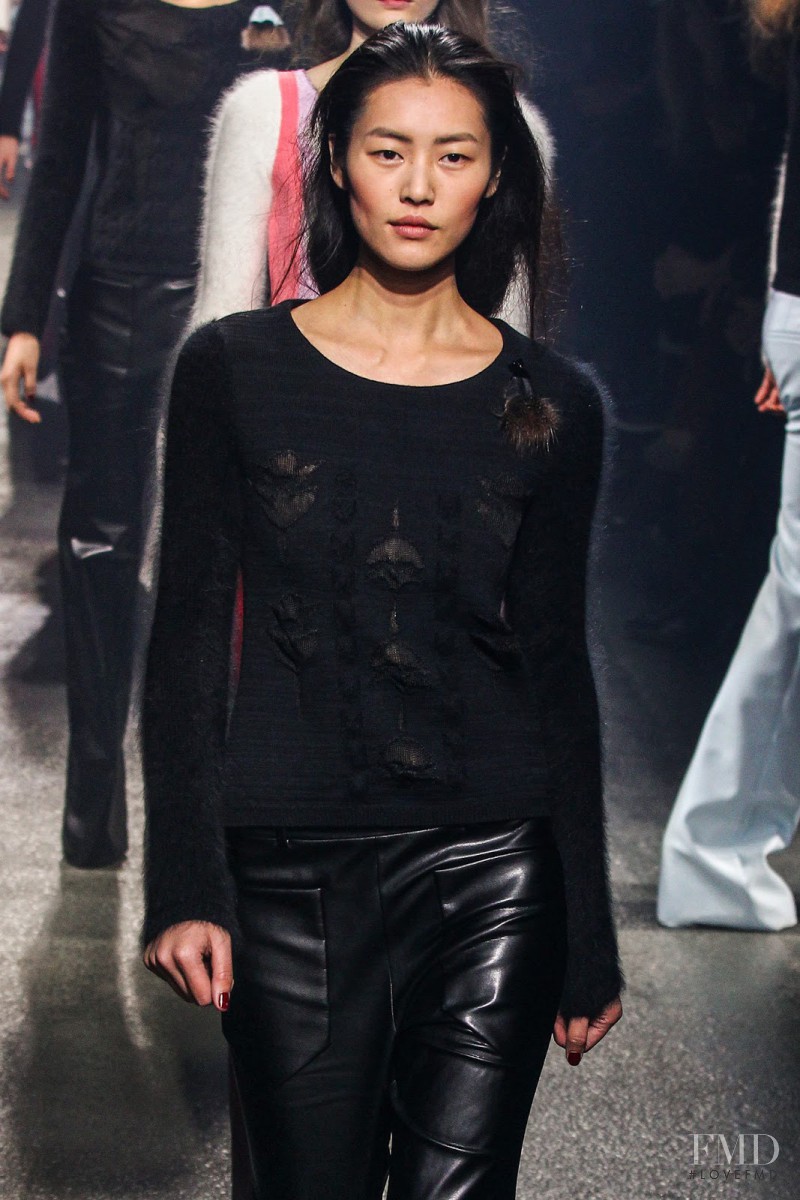 Liu Wen featured in  the Sonia Rykiel fashion show for Autumn/Winter 2013