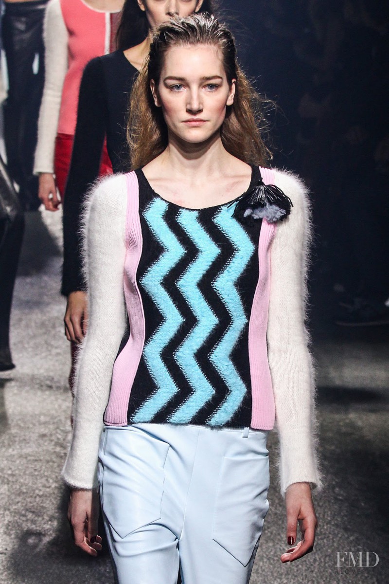 Joséphine Le Tutour featured in  the Sonia Rykiel fashion show for Autumn/Winter 2013