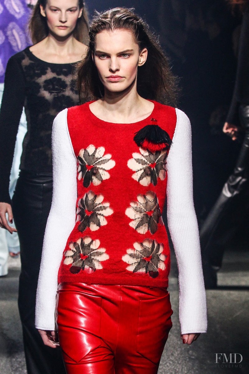 Lisa Verberght featured in  the Sonia Rykiel fashion show for Autumn/Winter 2013