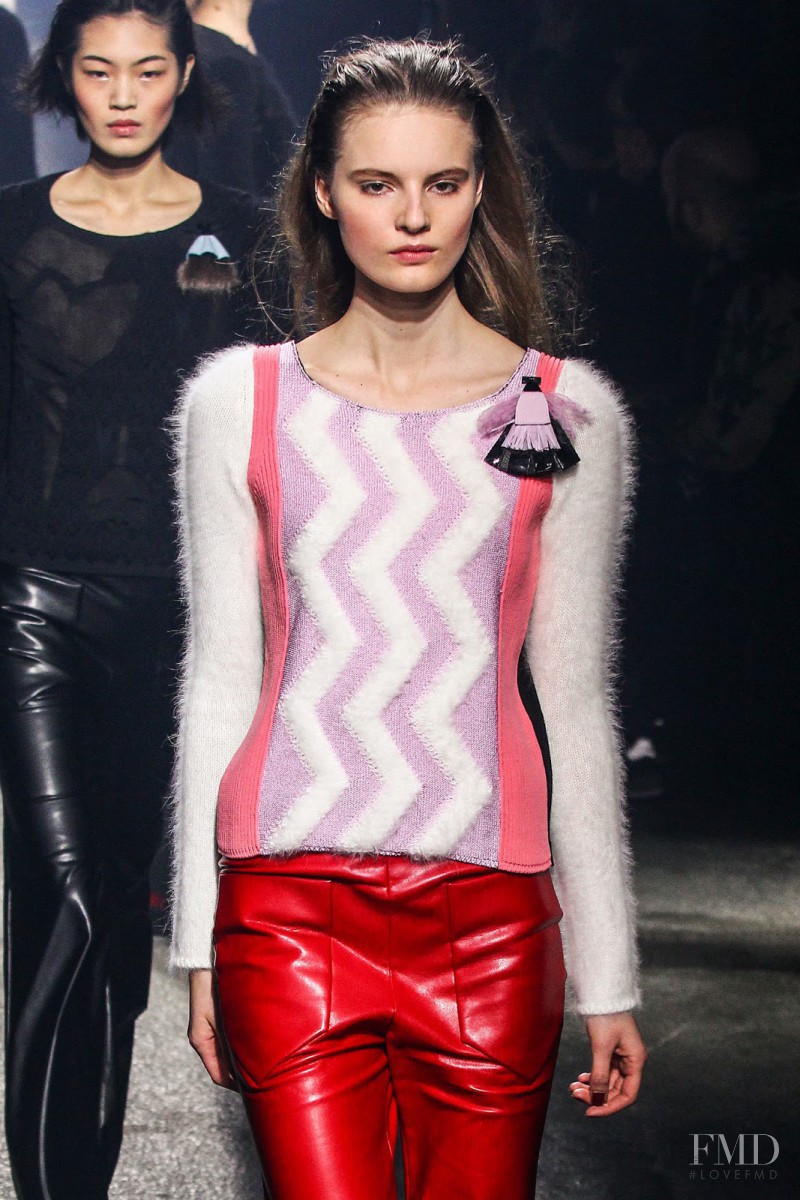 Tilda Lindstam featured in  the Sonia Rykiel fashion show for Autumn/Winter 2013