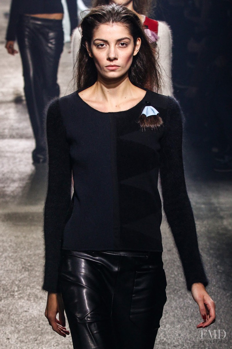 Muriel Beal featured in  the Sonia Rykiel fashion show for Autumn/Winter 2013