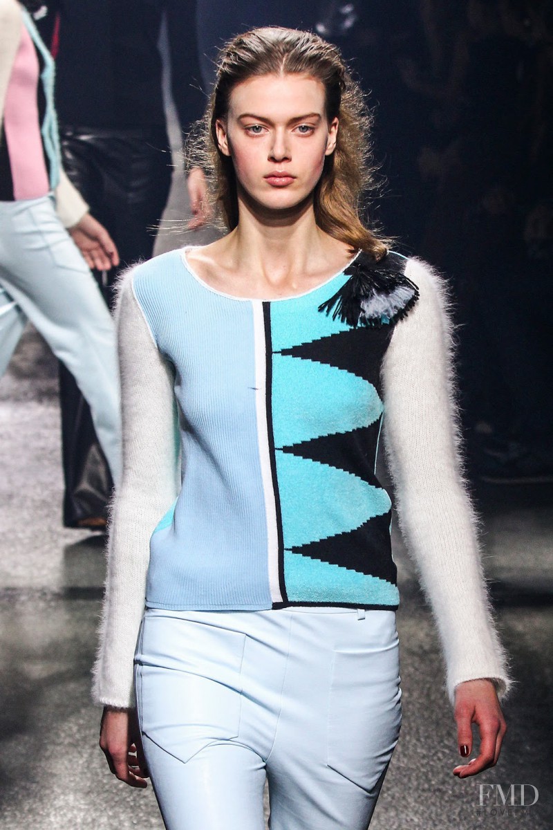 Tess Hellfeuer featured in  the Sonia Rykiel fashion show for Autumn/Winter 2013