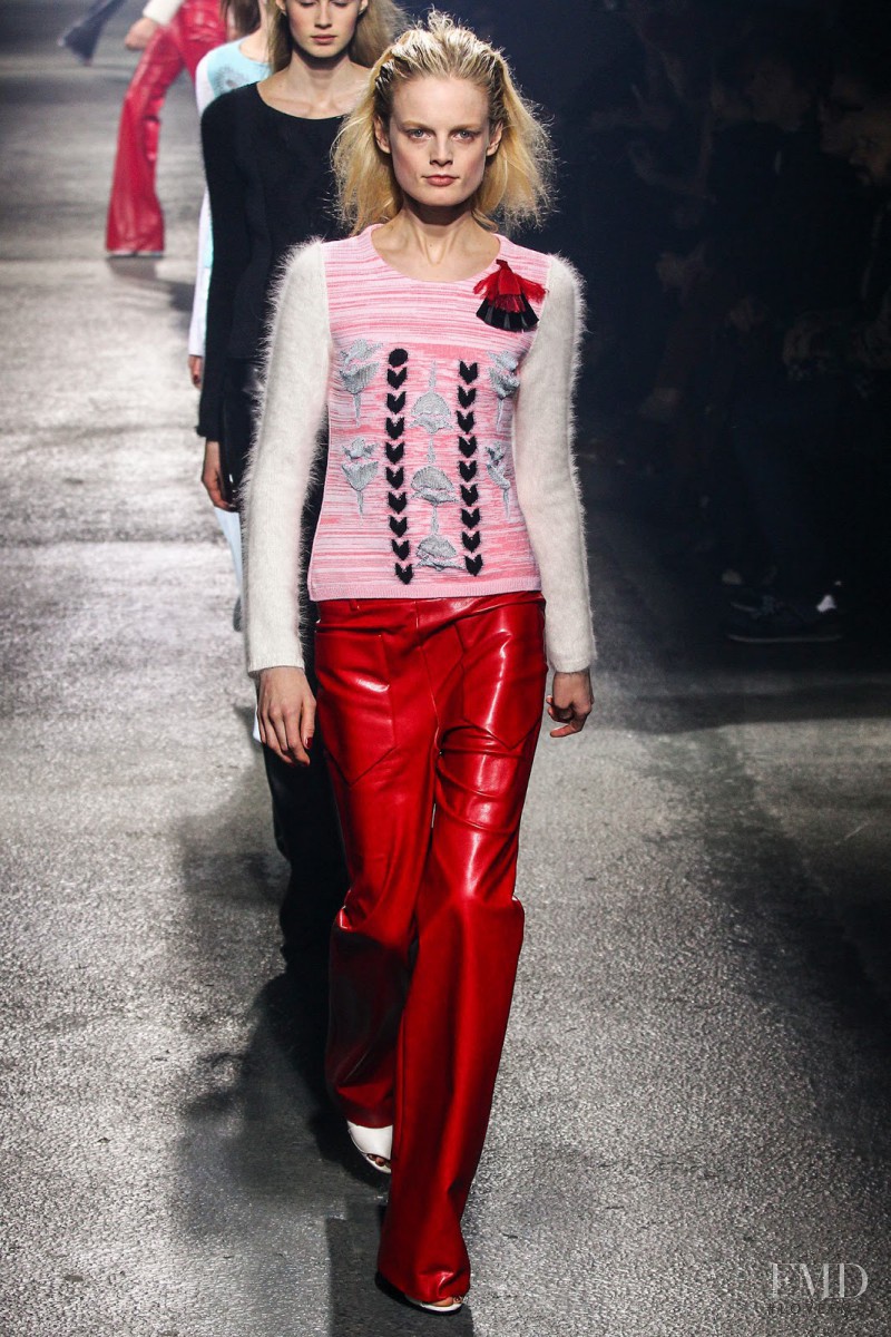 Hanne Gaby Odiele featured in  the Sonia Rykiel fashion show for Autumn/Winter 2013