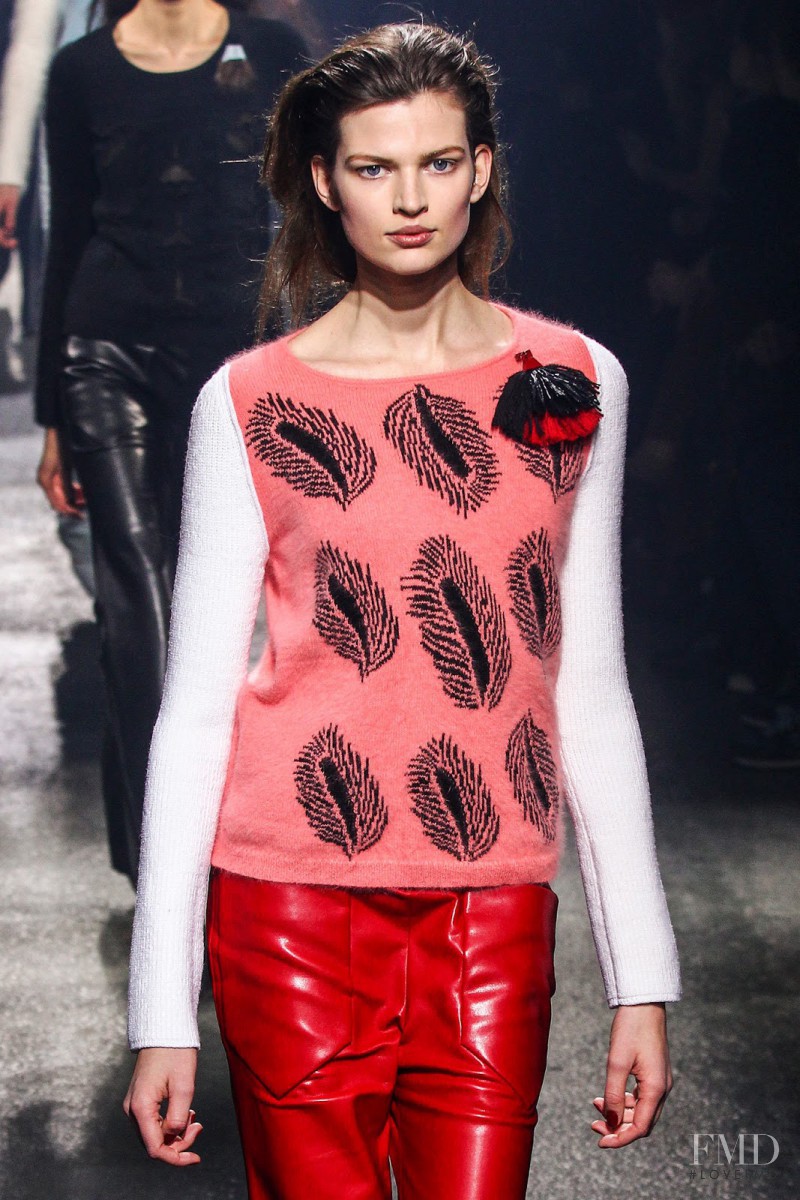 Bette Franke featured in  the Sonia Rykiel fashion show for Autumn/Winter 2013