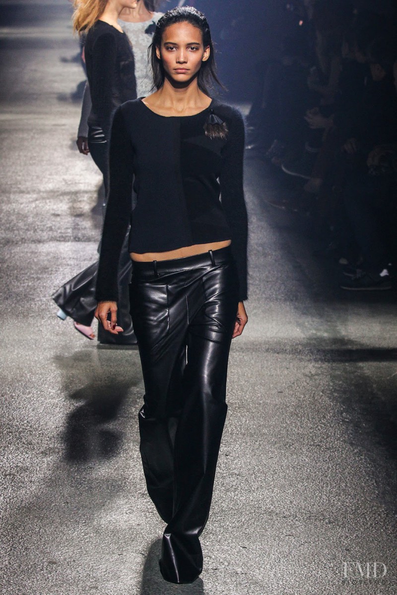 Cora Emmanuel featured in  the Sonia Rykiel fashion show for Autumn/Winter 2013