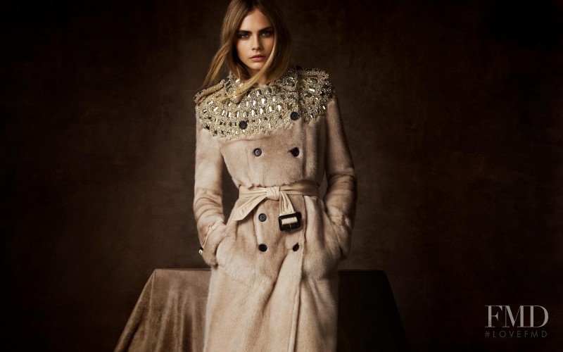 Cara Delevingne featured in  the Burberry The Burberry Regent Street Collection advertisement for Autumn/Winter 2012