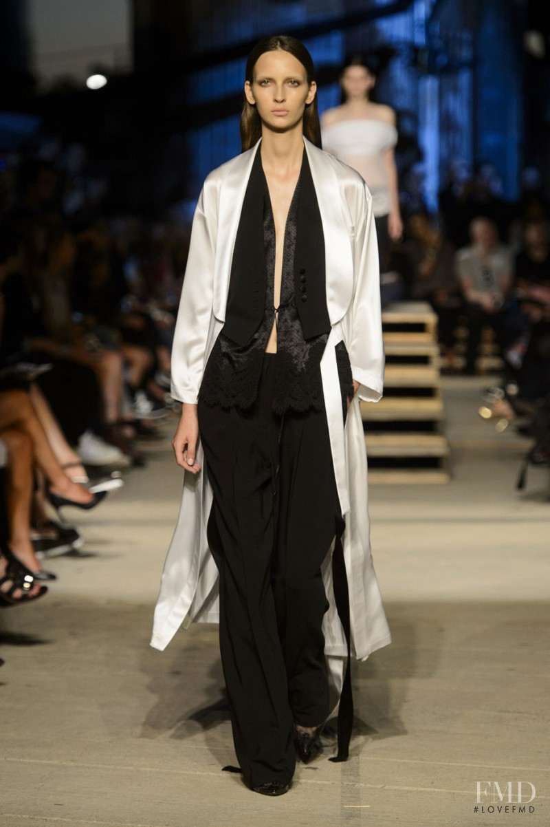 Waleska Gorczevski featured in  the Givenchy fashion show for Spring/Summer 2016