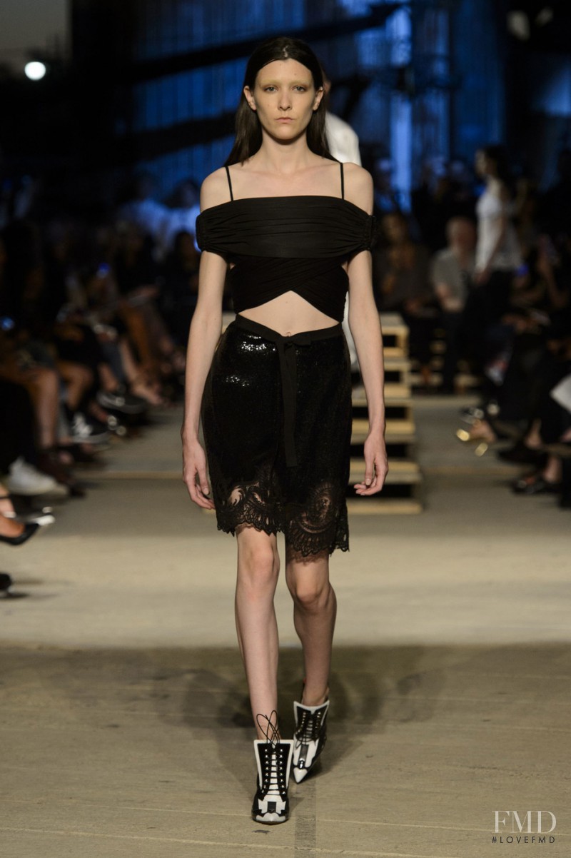 Mar Gonzalez featured in  the Givenchy fashion show for Spring/Summer 2016