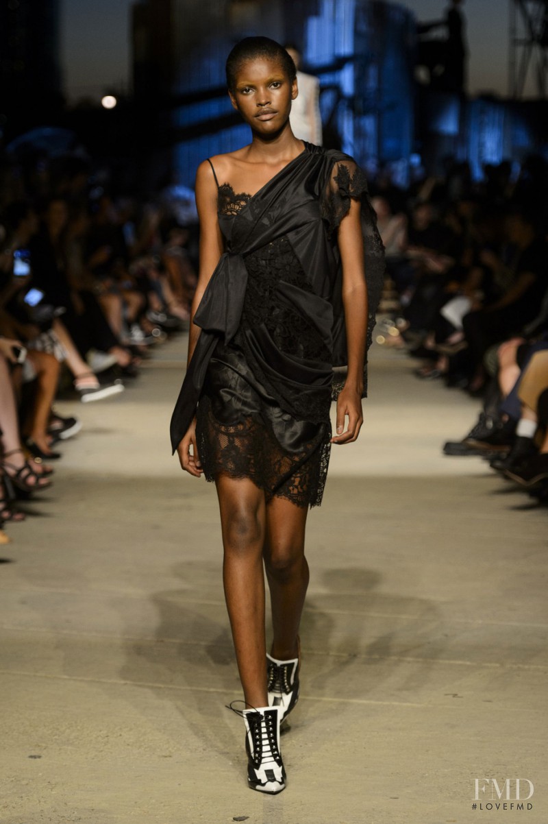 Amilna Estevão featured in  the Givenchy fashion show for Spring/Summer 2016